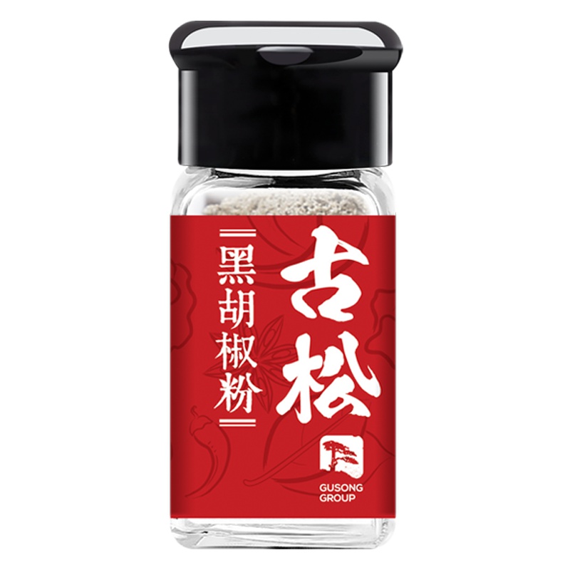 古松 黑胡椒粉35g 瓶装调味品 调味料 胡椒粉厨房调味 牛排 意大利面 胡椒碎粒粉