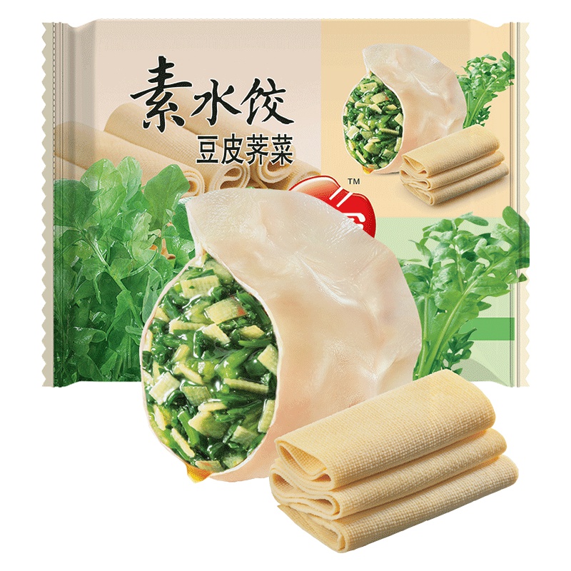 思念豆皮荠菜水饺1000g