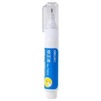 得力(deli) 71855 修正液 快干涂改液 笔形修改液修正带 4ml 12支/盒