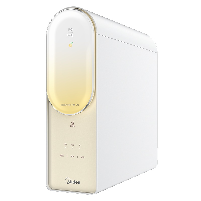 美的(Media)智能家电零陈水家用直饮水龙头过滤器RO净水机澎湃MRC1878B-1000G 橱下式净水机 极地白