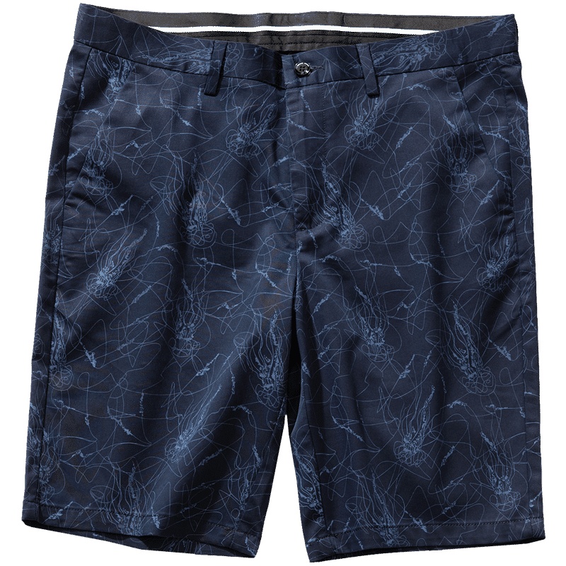 千纸鹤男装2019夏季新款休闲裤男宽松韩版直筒短裤男五分裤70169