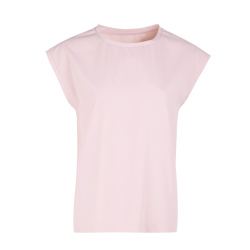 晚白新品时尚休闲纯色百搭宽松常规圆领上衣衬衫雪纺衫女