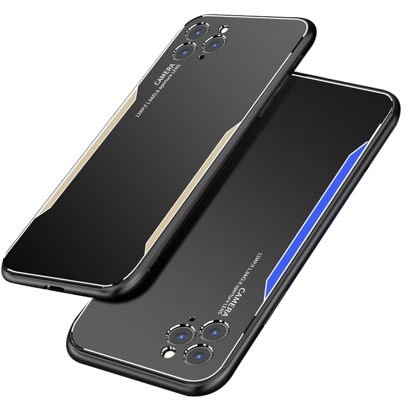 圣幻 iPhoneXsmax手机壳撞色磨砂质感金属刀锋苹果XR/7/8plus保护套摄相头XSmax全包创意防摔个性时尚