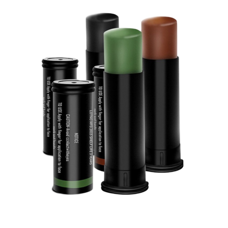 智汇 迷彩油 伪装迷油彩笔户外面部仿生舞台化妆演出脸涂三色油彩 三支装 均码