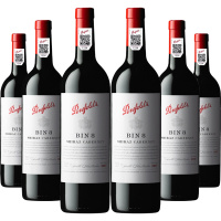 Penfolds 奔富Bin8赤霞珠设拉子干红葡萄酒750ML六瓶装