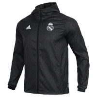 阿迪达斯(adidas)2019春季REAL WINDBREAKR 男子皇马足球运动茄克修身型DX9677