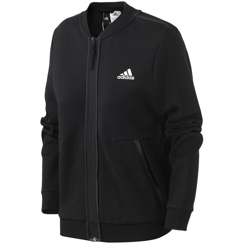 adidas阿迪达斯女子夹克外套飞行领休闲运动服BP6730 XS 黑色
