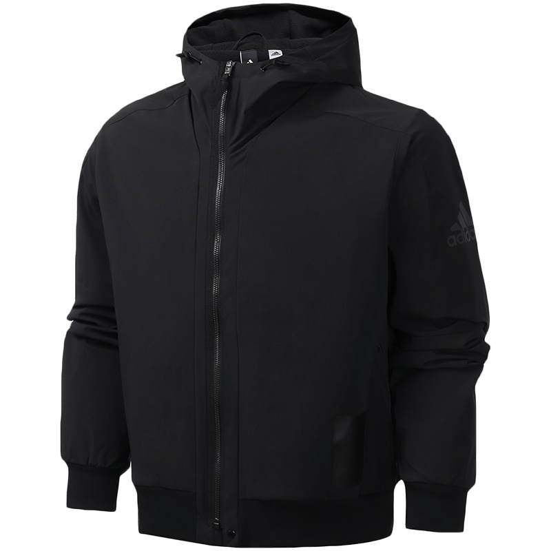 阿迪达斯男服外套夹克飞行员连帽休闲运动服FJ0254