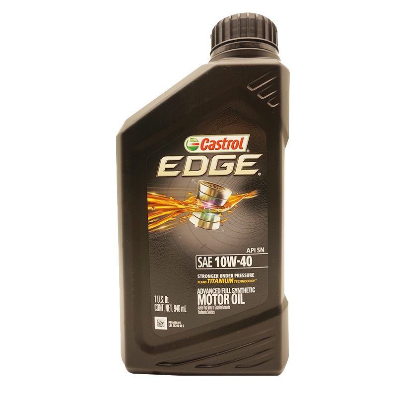 嘉实多(Castrol)全合成机油 极护EDGE 10W-40 SN 1Qt 美国原装进口