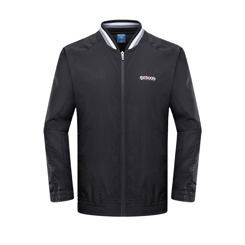 （OUTDOORPRODUCTS）运动户外男式夹克棒球领绣花长袖透气快干外套OFJK1911100