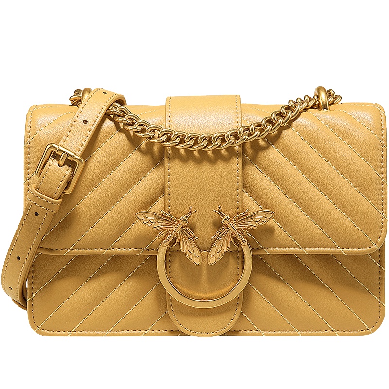 妙迪小香风燕子包2019秋季新款高级感包包淑女链条包单肩斜挎包潮