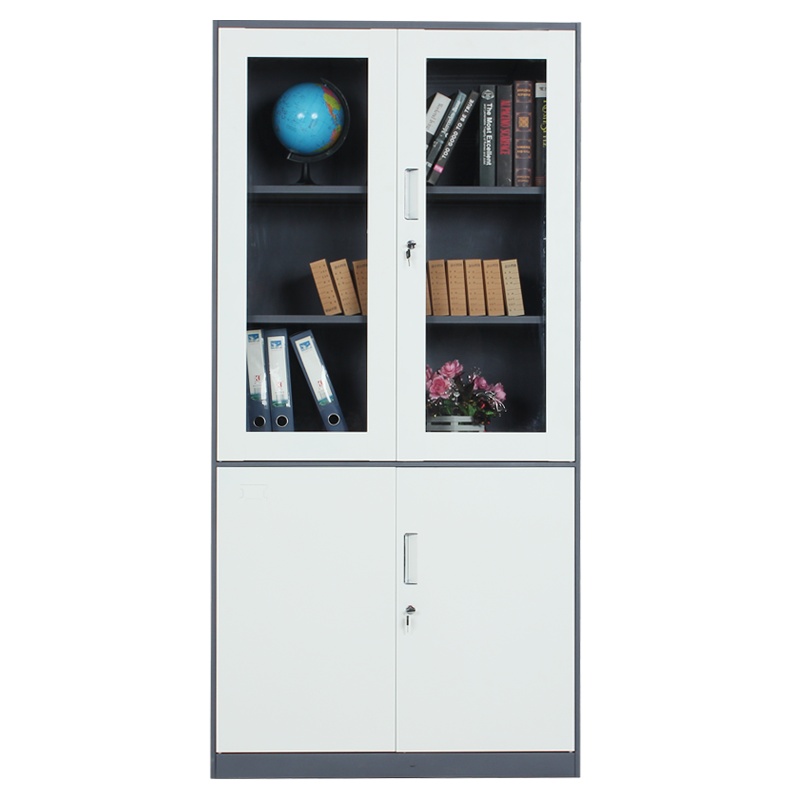 JIANFEI文件柜办公柜钢制铁皮柜资料柜档案柜储物柜中二斗大器械文件柜