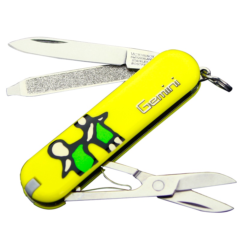 维氏原装正品瑞士军刀 十二星座军刀系列 双子座 Z0.6223.8.GEM