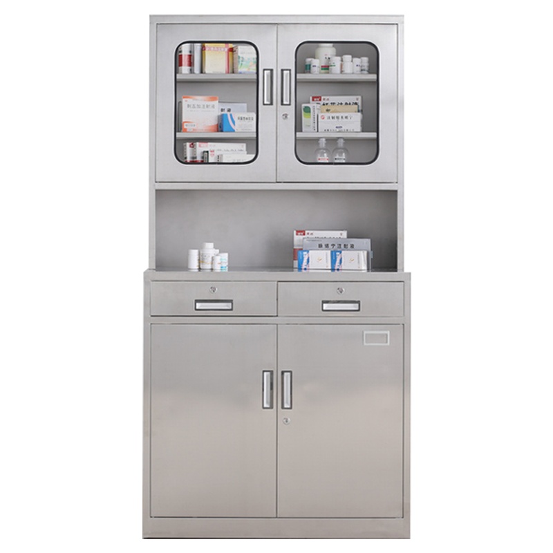 铭威盾不锈钢药柜员工储物柜文件柜药品柜201/304柜子可定制