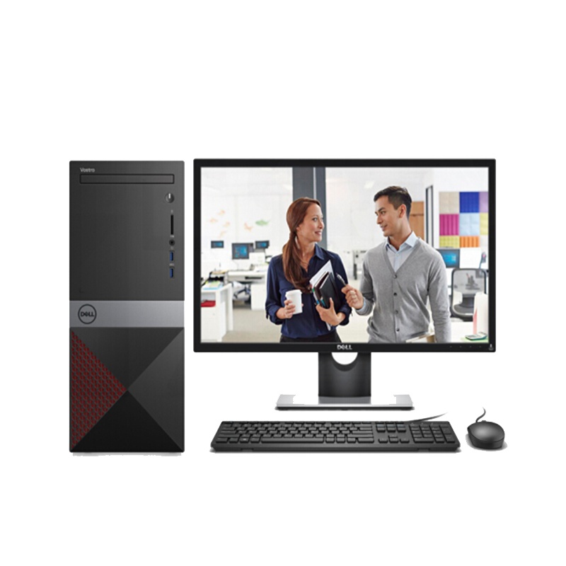 戴尔(DELL)新品 九代 成就3000系列 商用 台式机电脑 19.5英寸屏 定制(Intel i7-9700 16GB 1TB 集显 Win10 无光驱)