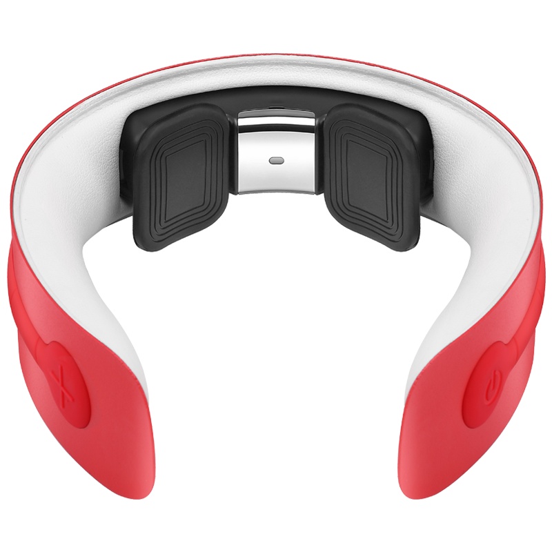 breo/倍轻松颈椎按摩器颈部护颈仪脖子振动脉冲多功能智能热敷红送礼