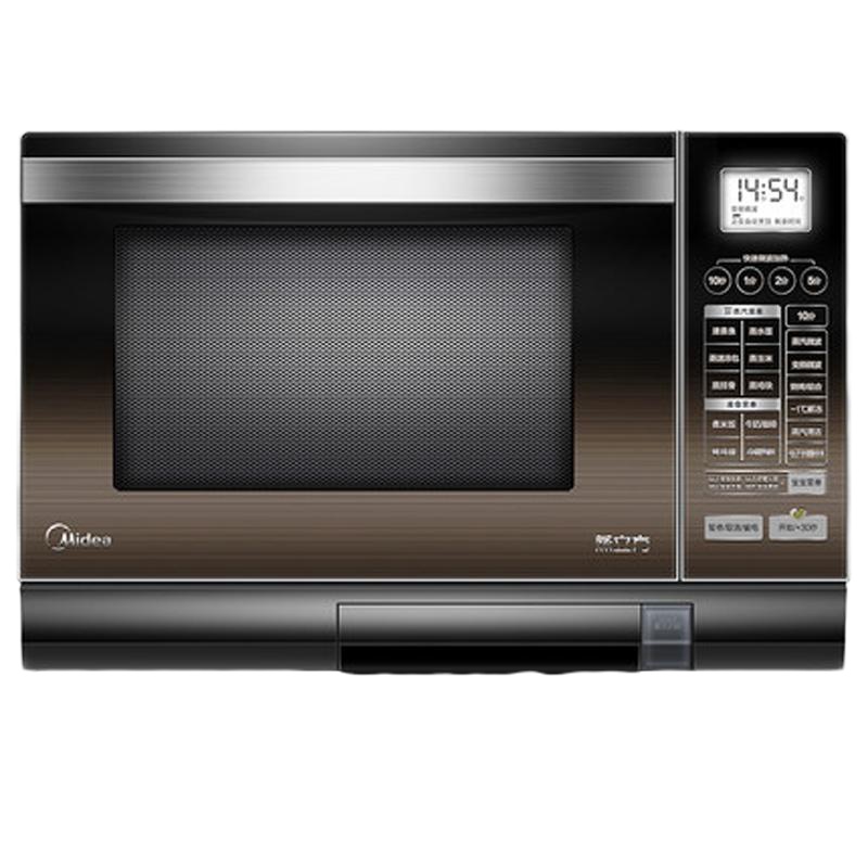 微蒸烤一体机X5-251C美的变频蒸立方直喷蒸汽光波炉 金色底盘类型平板微电脑式控制方式