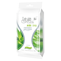 洁柔 湿巾 水润系列 10片装*1包 单独装 擦手巾 一次性湿巾