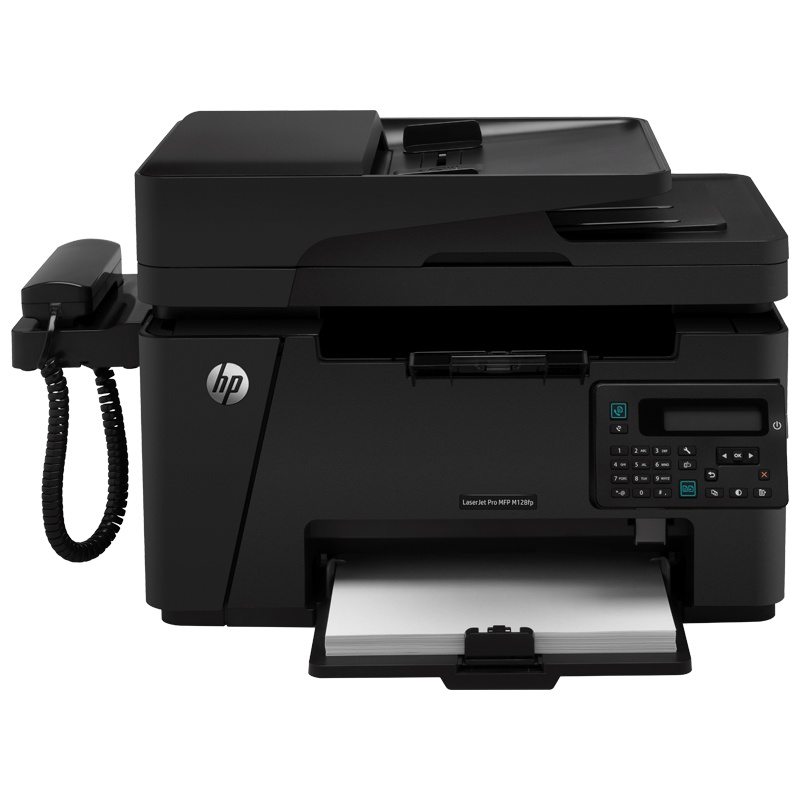 惠普(HP)LaserJet Pro MFP M128fp黑白激光多功能一体机(打印 复印 扫描 传真) 学生打印作业打印