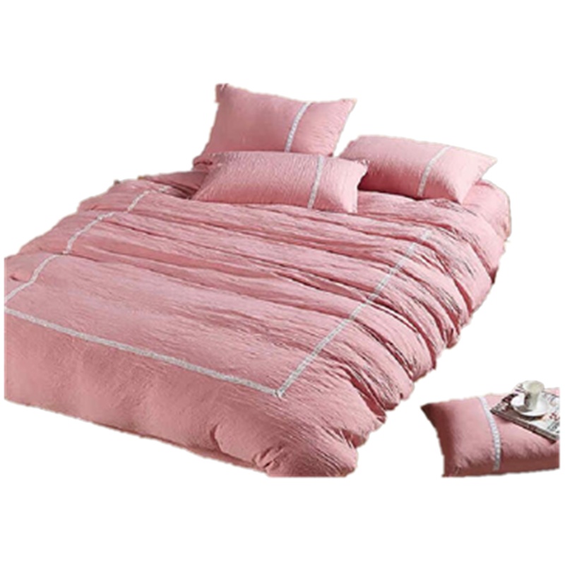 金丝莉水洗棉四件套时尚皇冠