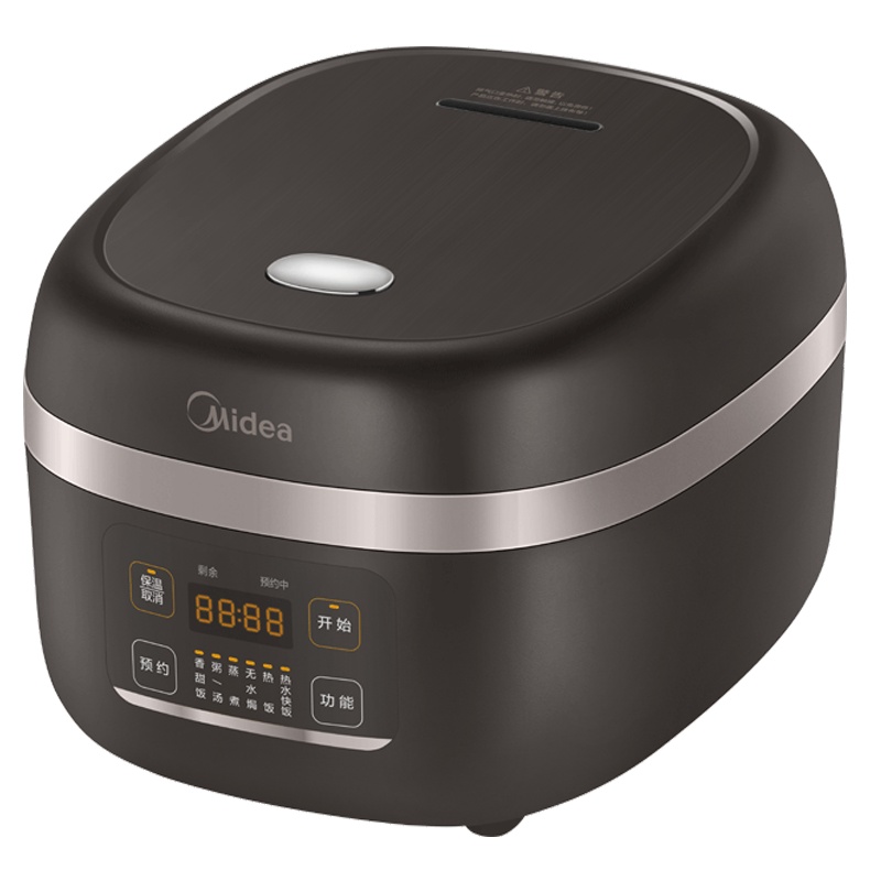 美的(Midea)电饭煲 4L/升 家用多功能智能预约电饭锅IH立体加热耐用不粘内胆不溢锅香甜米饭40C9-FS