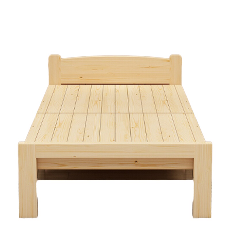 顶鸿DH-HY0534实木折叠床单人床办公室午休简易经济型小床 封闭床头加密款:100CM宽