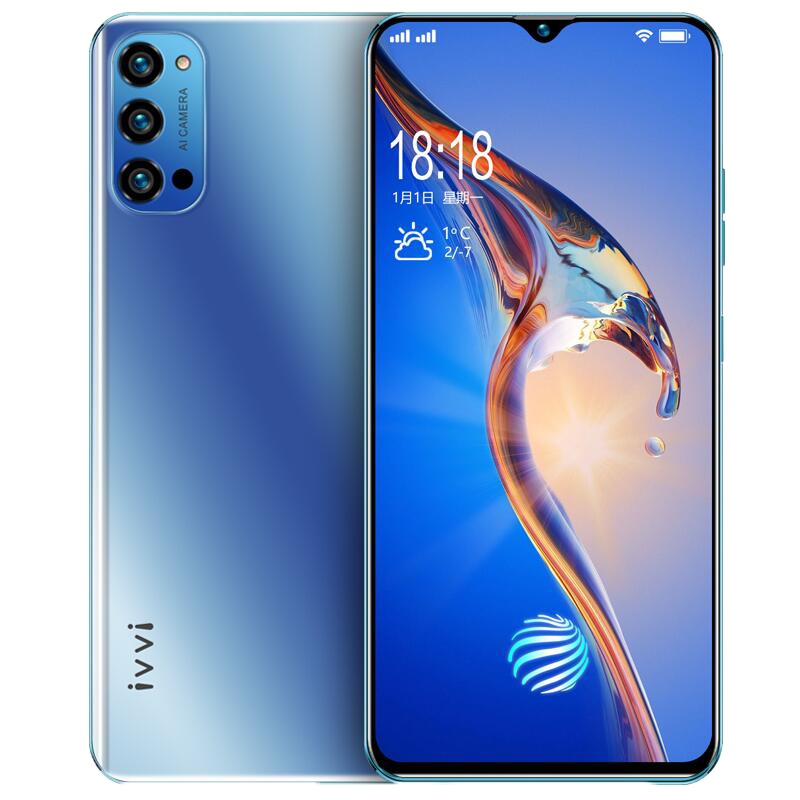 ivvi p40全网通双卡游戏吃鸡 6GB+64GB 天空之蓝 学生高配高性价比千元低价智能手机适用于华为荣耀oppo小米vivo5G耳机