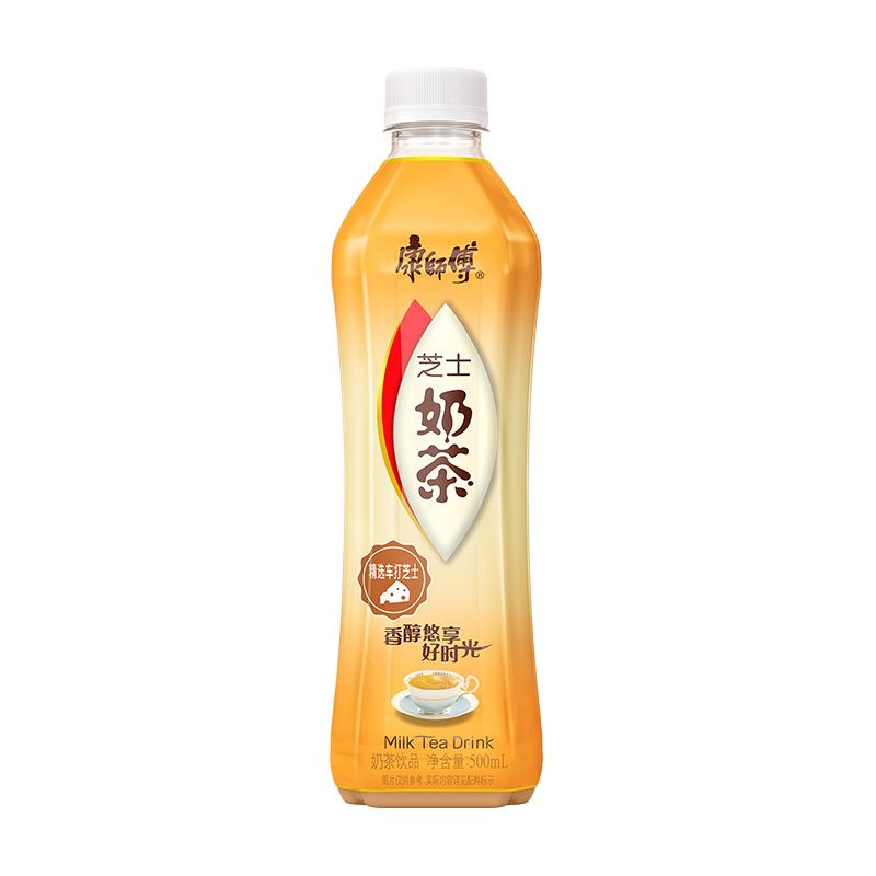 康师傅 芝士奶茶500ml*15瓶整箱装 茶饮品饮料