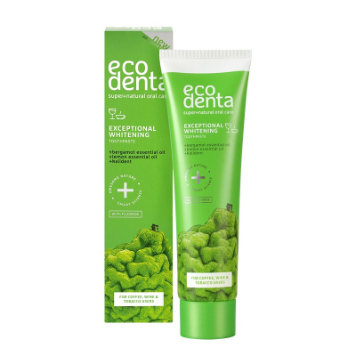 立陶宛ECODENTA佛手柑专研炫白牙膏100ml
