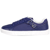 Versace/范思哲VJ LOGO男士圆头休闲运动鞋板鞋【官方验货】