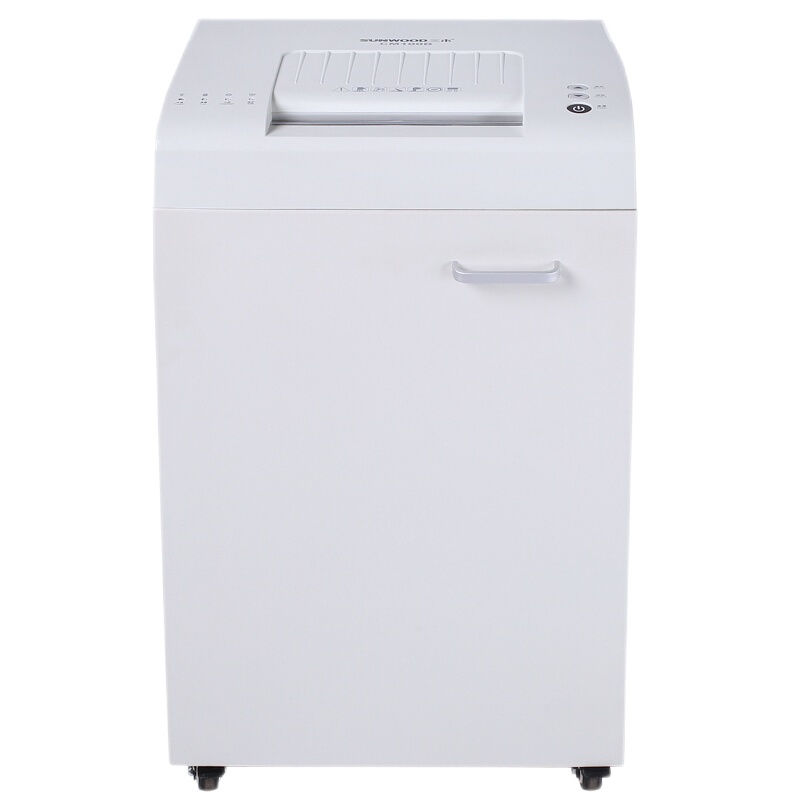 三木(SUNWOOD)CM100D超凡锰钢侠系列碎纸机七级保密40分钟连续碎纸每分钟可碎88张A4纸