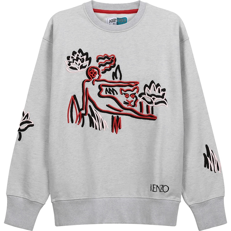 KENZO 高田贤三 女士棉质卫衣运动衫 F86 1SW760 955