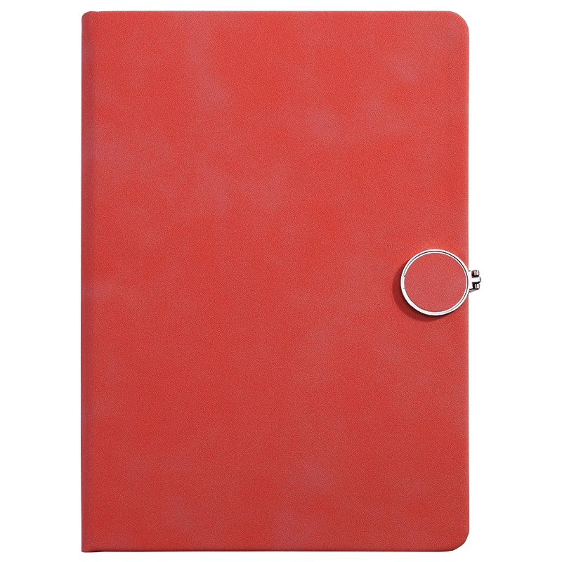 A5金属搭扣笔记本 DX0062 简约纯色皮面工作办公带扣记事本 (本)