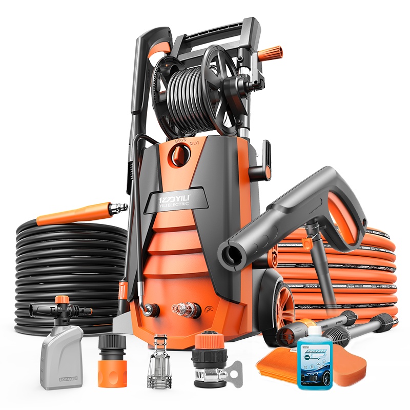 新亿力YILI 家用洗车机 高压清洗机 多功能清洗机 洗车水枪 汽车用品 YLQ5630C-150C 220v