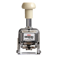 得力号码机得力7506 6位数号码机/自动打码机/标码机