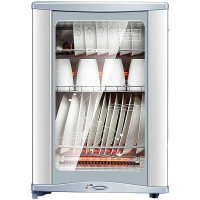 康宝(Canbo)消毒柜碗柜48L升迷你小型立式台式家用桌面餐具收纳柜 XDR50-D7 125°C高温消毒