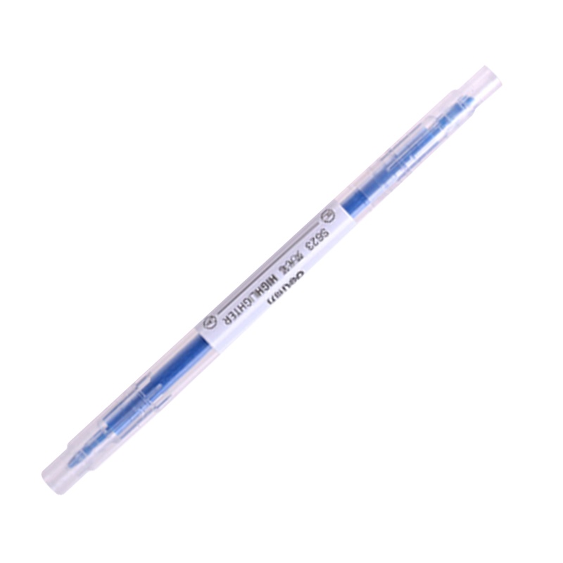 得力S627荧光笔套装荧光笔套装水性记号笔涂鸦笔荧光笔重点标记笔套装(混)(6支/袋) 3袋装6色