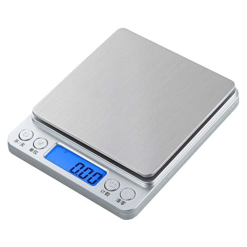 厨房秤电子秤0.01烘焙精准家用称重器电子称纳丽雅小型食物克称小秤数度Naliya 中文充电款1kg/0.1g+砝码