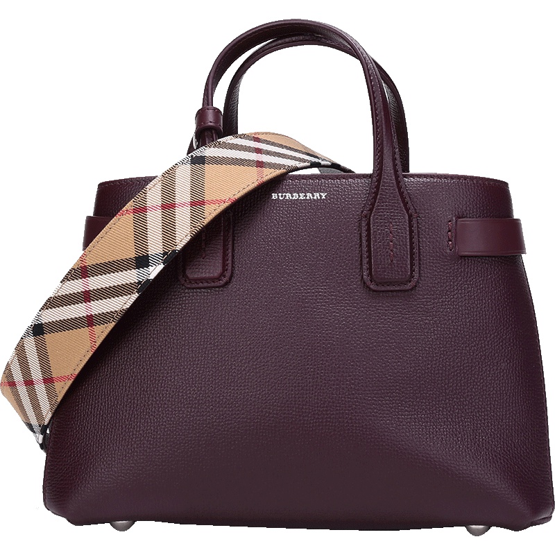 BURBERRY 博柏利 女款皮质小号手提单肩包