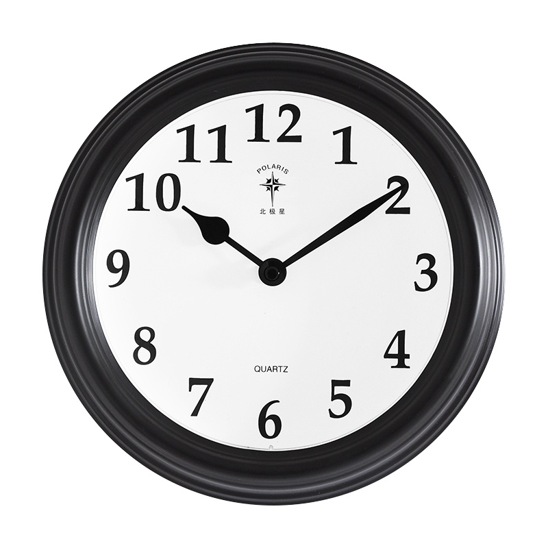 北极星(POLARIS)挂钟钟表客厅时钟创意静音家用客厅卧室装饰时尚现代简约宜家风轻奢北欧石英钟挂表