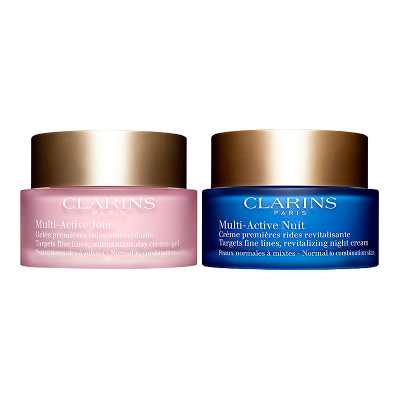 娇韵诗(CLARINS) 青春赋活系列面霜套装 日霜50ml+晚霜50ml 面部护肤套装