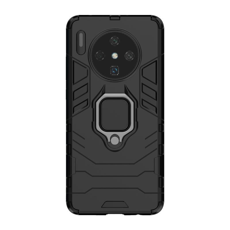 魅爱琳 华为Mate30手机壳 MATE30 Pro保护套5G版外壳 全包防摔硅胶软套 铠甲支架炫酷 潮车载指环扣手机套
