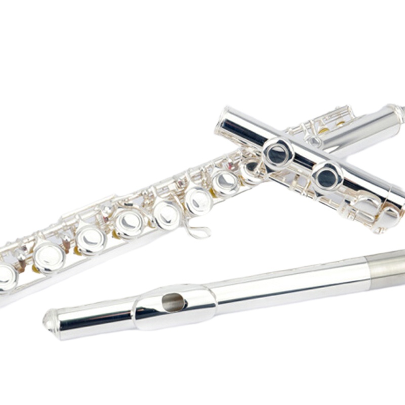 HORSENEW 16孔白铜管体长笛 MFL203C Q