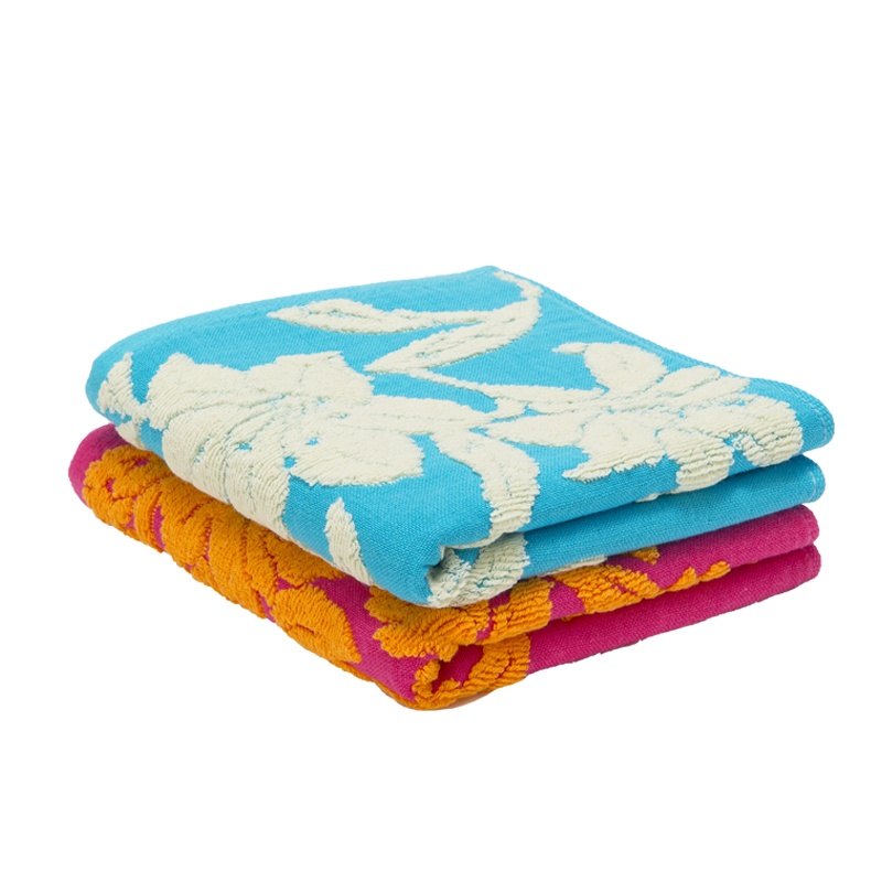 棉田锦绣花开毛巾 全棉婴幼儿童洗脸面巾 柔软毛巾M21302