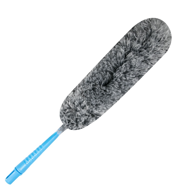 海斯迪克 HKZ-8 鸡毛掸子 除尘扫灰可伸缩毯子大扫除清洁神器禅子 除尘掸子 灰色[不带杆]/2个