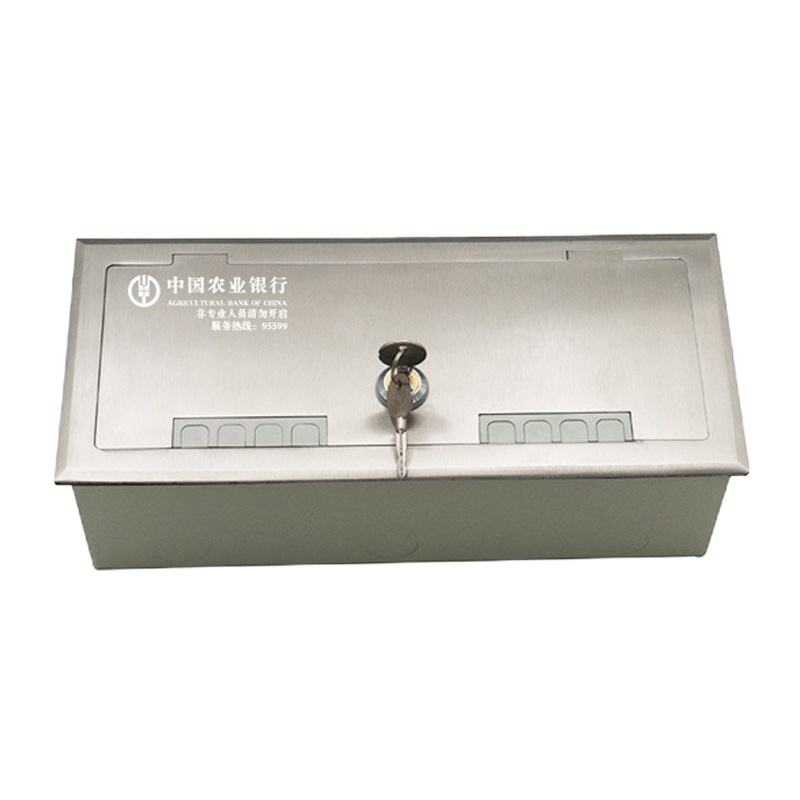 金穗慧采 6645 CHDIYI不锈钢带锁磨砂雕刻面板三位(个) 120X300X80