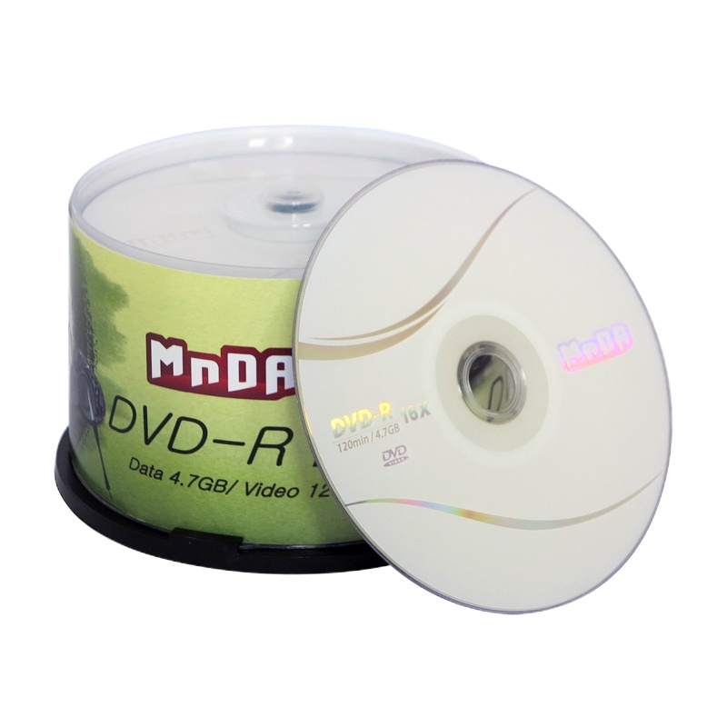 光盘50片桶装DVD-R刻录光盘光碟片dvd刻录盘空白光盘4.7G