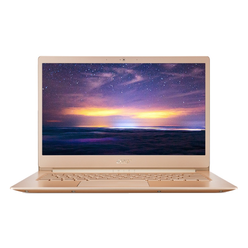 宏碁(acer)蜂鸟Swift5 SF514 14英寸轻奢触控轻薄本笔记本(i5-8250U 8G 256GB IPS全高清 指纹识别 Win10 金色)