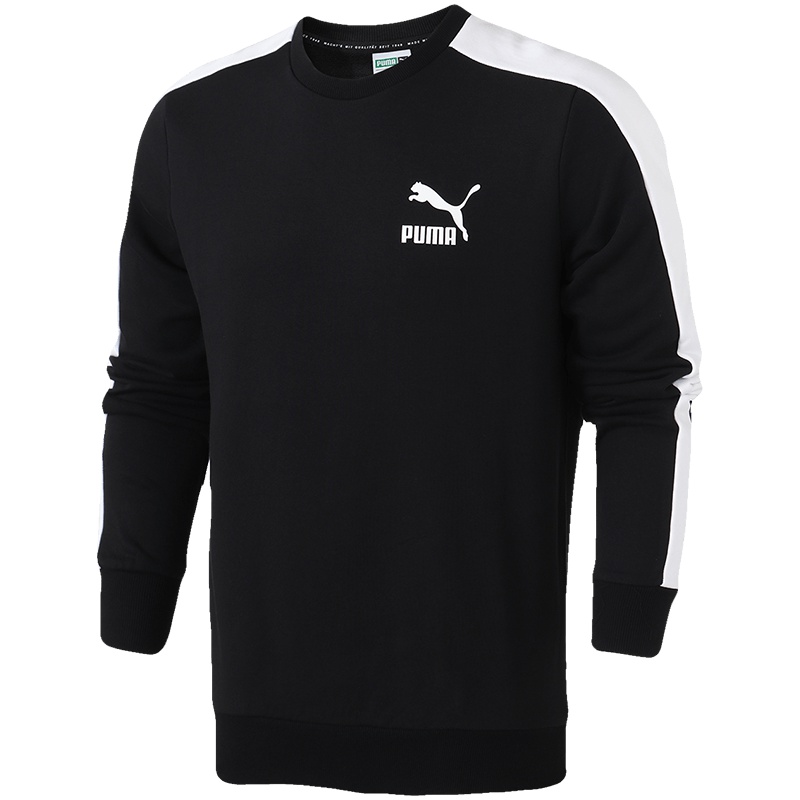 PUMA彪马运动服男装套头连针织卫衣57758401 L 57758401黑色