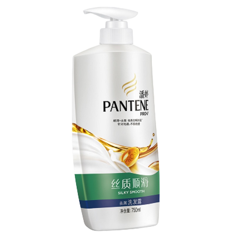 潘婷 丝质顺滑去屑洗发露750ML